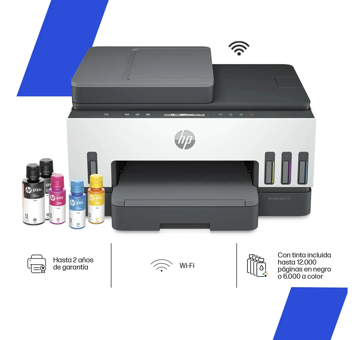Impresora HP Smart Tank 750