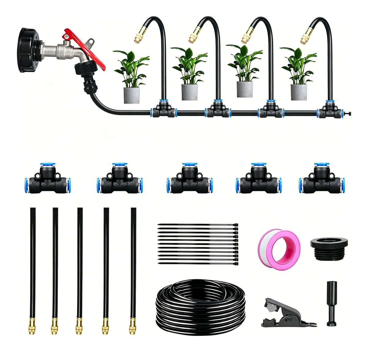 Kit de riego por goteo automático