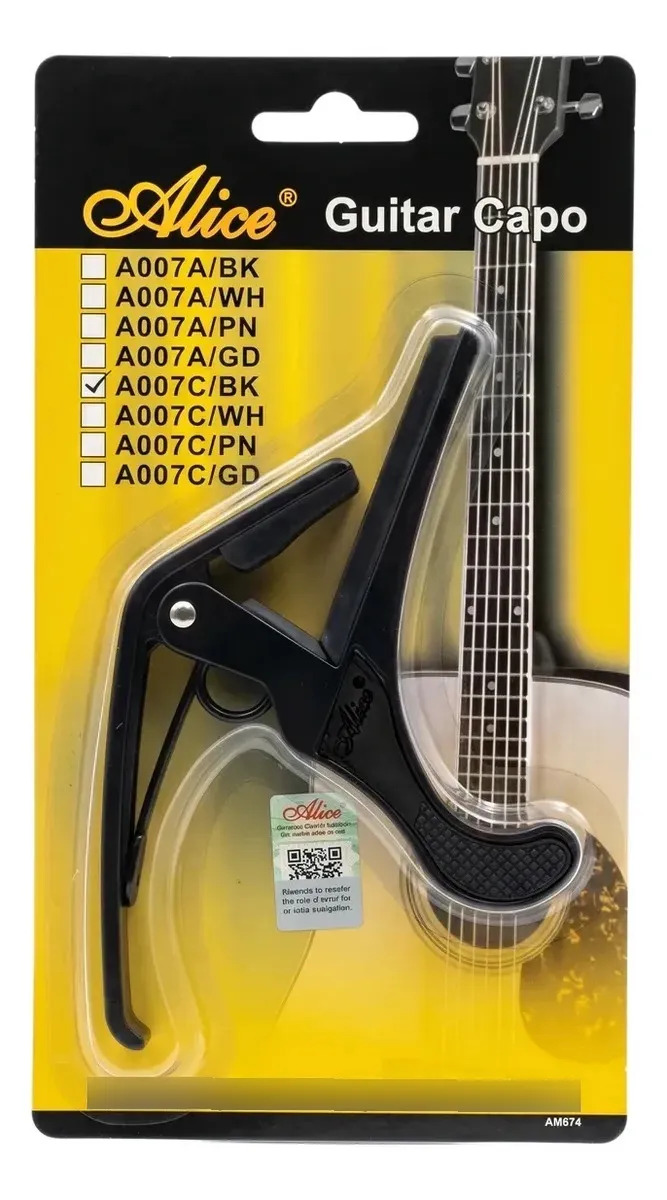 Capotraste Alice para guitarra