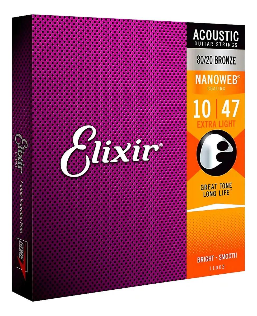 Cuerdas Elixir 11002 para guitarra